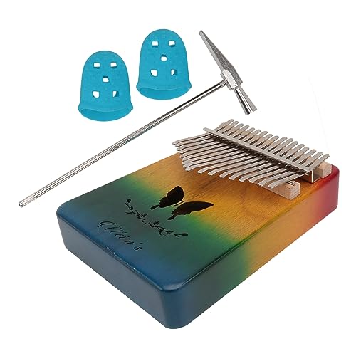 Abaodam 17 musikinstrumente musical instruments jakobsweg wheinachtsgeschenk bescherung Klaviatur Finger Midi- Mundharmonikas kleines Musikinstrument Kalimba für Anfänger Holz von Abaodam