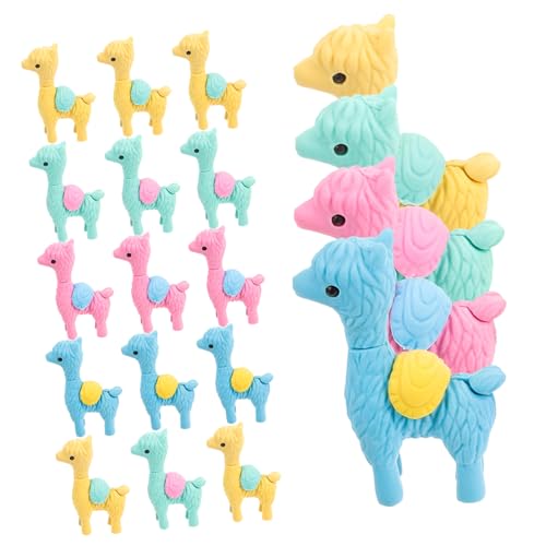 Abaodam 20St Radiergummi erasers for adventsgeschenke für schulanfang sammlerstücke Haustier Mini-Essen Tiere kinderspielzeug Farbregal Dekoration Mini-Radierer von Abaodam