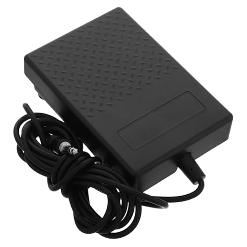 Abaodam Elektronisches Keyboardpedal Tastaturzubehör E-piano-kabel Zubehör Für Klavier Sustain-pedal Für Midi-keyboard Sustain Des Tastaturpedals Keyboard-piano-zubehör Black Plastik von Abaodam