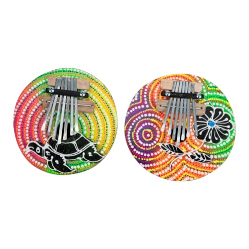 Abaodam Kokosnussschale Fingerklavier Für Anfänger Kalimba Daumenklavier Musikspielzeug Für Mini-musikinstrument Mini-kalimba Für Anfänger Mini-kalimba-klavier Stahl von Abaodam