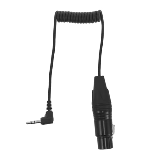 Abaodam Mikrofonkabel Desktop-Wattestäbchen handy mikrofon Kabel für Tablet-Computer MP3-Player XLR -Kabel Mikrofon Symmetrisches XLR-Kabel Mikrofon xlr kabel Metall Black von Abaodam