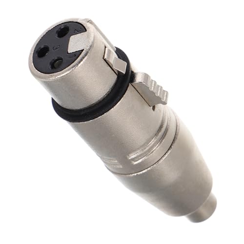 Abaodam Xlr-zu-cinch-adapter, 3-polig, Xlr-zu-buchse, Audio-mikrofon-mikrofon-, Adapter, Audio-buchse Für Xlr-audiokabel- Von Playern von Abaodam