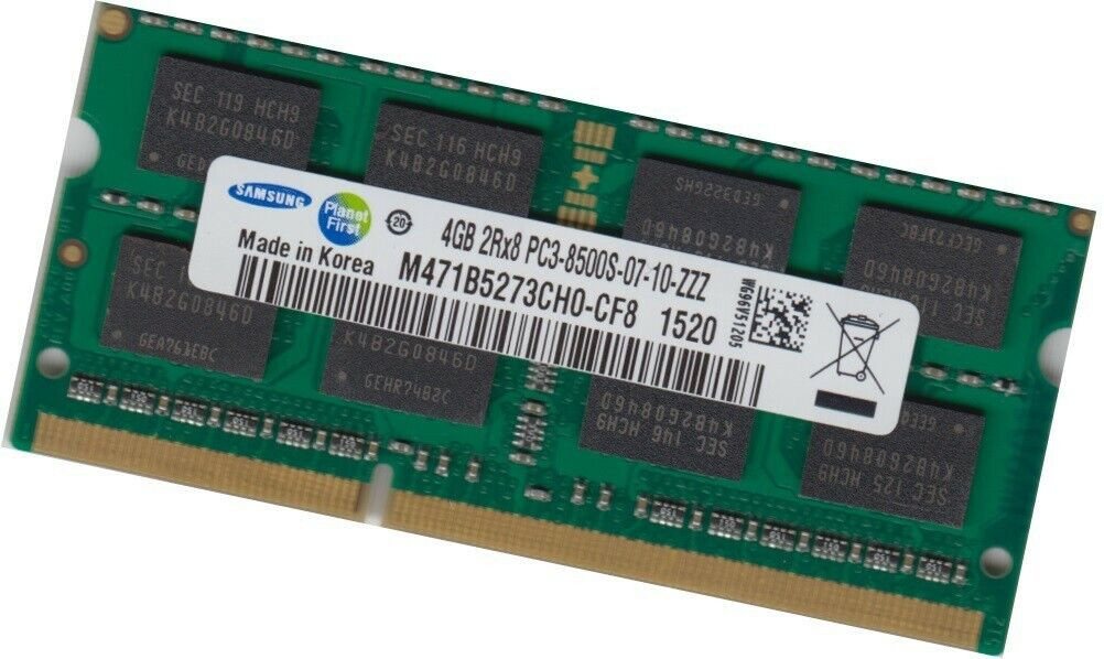 Abato Samsung Original 1x 4Gb DDR3 1066 Mhz Ram Speicher Apple / N Arbeitsspeicher von Abato