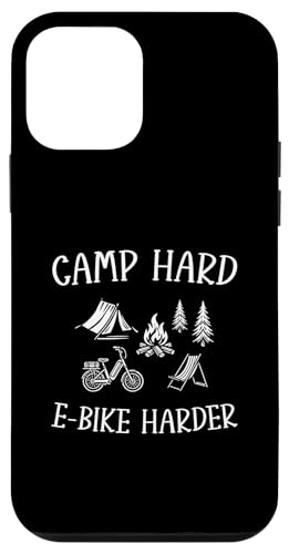 Hülle für iPhone 12 mini Camp Hard E-Bike Harder Naturliebhaber Outdoor von Abenteuer Camping E-Bike Lagerfeuer Natur