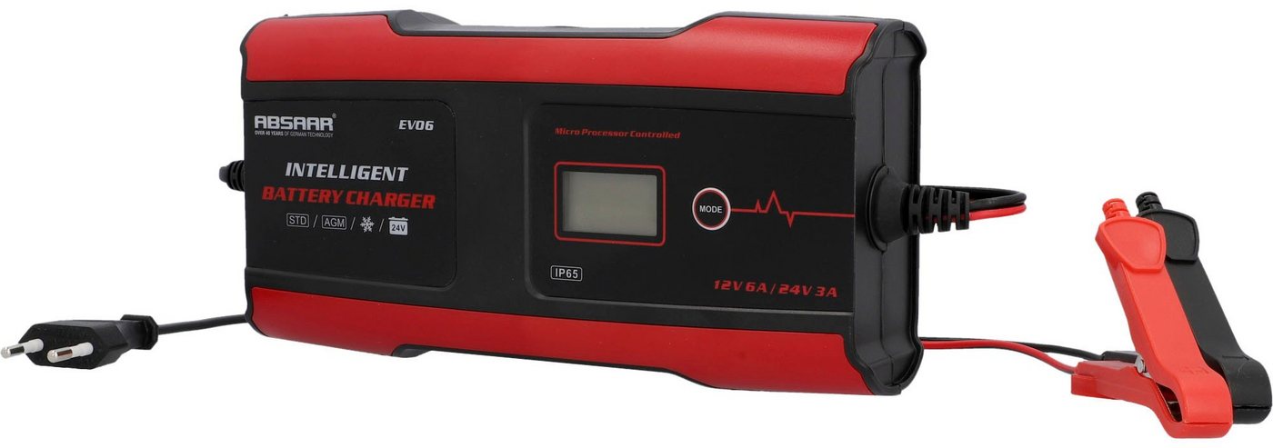 Absaar EVO 6.0 Batterie-Ladegerät (6000 mA, 12/24 V) von Absaar