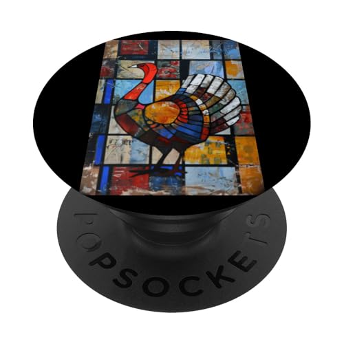 Türkei PopSockets Klebender PopGrip von Abstract Animal Art