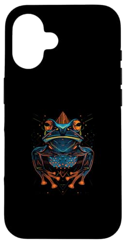 Hülle für iPhone 16 Frosch von Abstract Animal Design