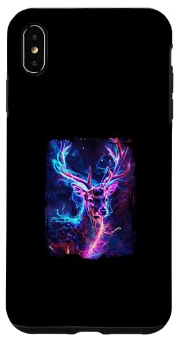 Hülle für iPhone XS Max Hirsch von Abstract Animal Design