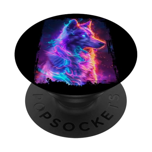 Hund PopSockets Klebender PopGrip von Abstract Animal Design