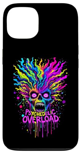 Hülle für iPhone 13 Psychedelic Overload Buntes, trippiges Regenbogenspektrum von Abstract Festival Rave EDM Party Streetwear Tees