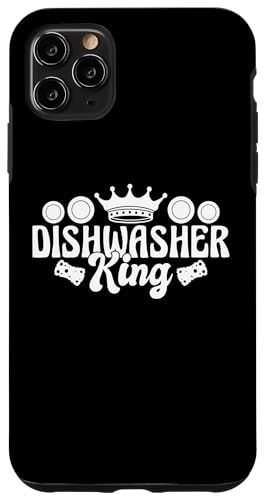 Hülle für iPhone 11 Pro Max Dishwasher King Küchenhilfe Tellerwäscher von Abwasch Küchenhilfe Tellerwäscher Designs