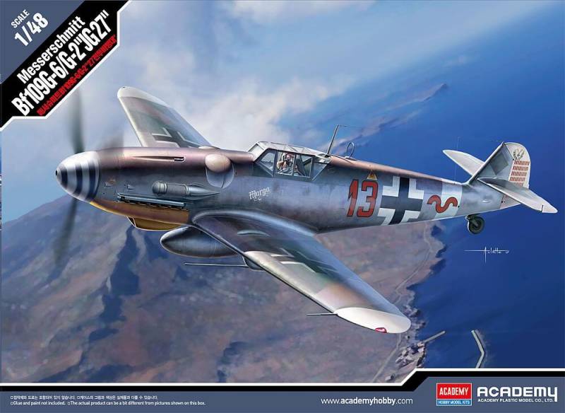 Messerschmitt Bf 109 G-6/G-2 JG 27"" von Academy Plastic Model