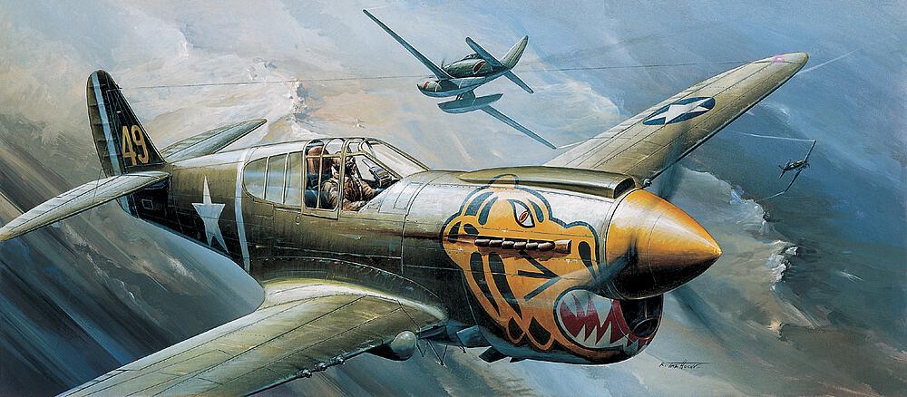P-40E Warhawk P-40E Warhawk von Academy Plastic Model