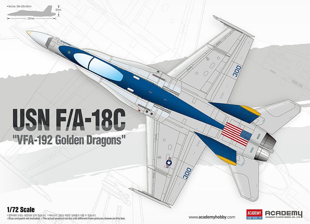USN F/A-18C VFA-192 Golden Dragons USN F/A-18C VFA-192 Golden Dragons von Academy Plastic Model
