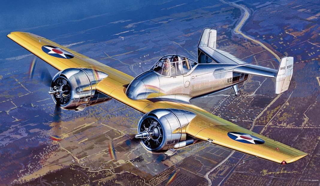 USN XF5F-1 Skyrocket USN XF5F-1 Skyrocket von Academy Plastic Model