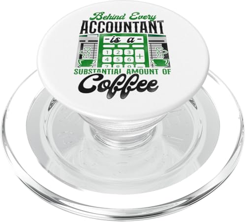 Buchhalter Buchhalter Buchhaltung Kaffee Vintage Tabellenblatt PopSockets PopGrip für MagSafe von Accounting Student Major Cpa Tax Season HD0