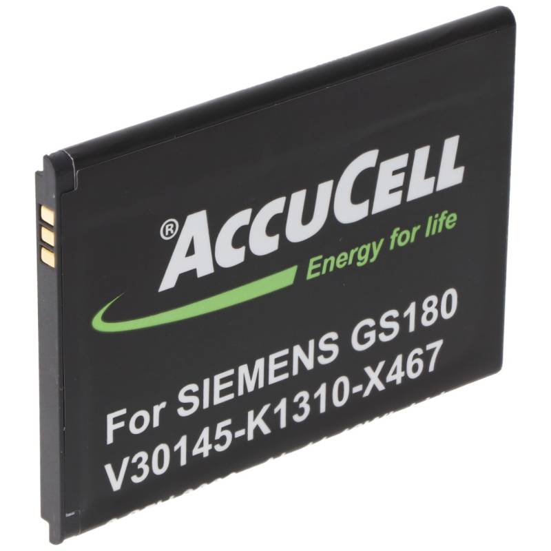 AccuCell Akku passend für Siemens Gigaset GS180 V30145-K1310-X467 3,85 Volt Akku mit 3000mAh Kapazität von AccuCell