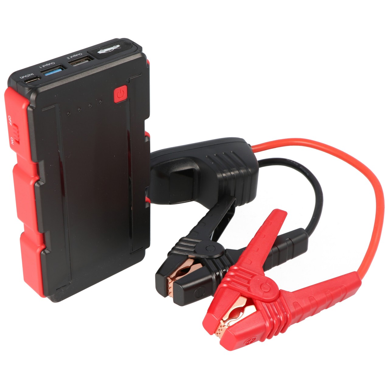 Jumpstarter, der kompakte KFZ-Starthilfe-Powerakku mit Powerbank- und LED-Taschenlampenfunktion von AccuCell