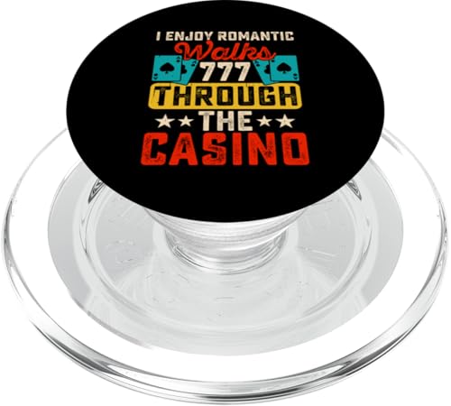 Romantische Spaziergänge durch das Casino Lustiger Pokerfan PopSockets PopGrip für MagSafe von Ace High Apparel