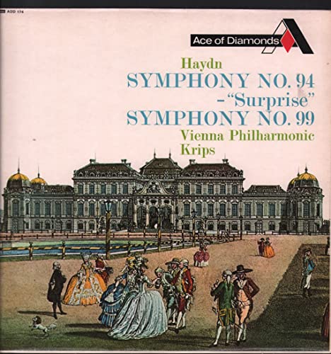 Symphonies No. 94 - "Surprise" & 99 - Joseph Haydn, Wiener Philharmoniker, Josef Krips LP von Ace of Diamonds