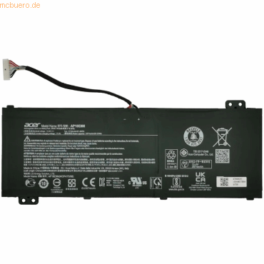 Acer Akku für Acer Aspire 7 A715-74G-52MV Li-Pol 15,4 Volt 3733 mAh sc von Acer