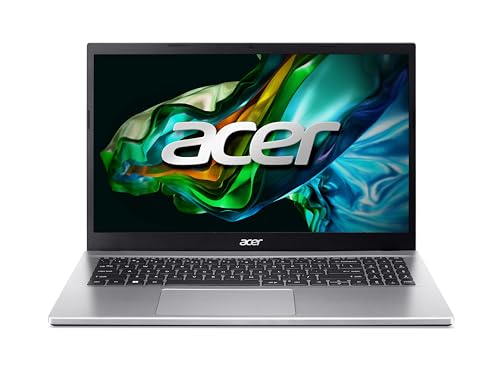 Acer Aspire 3 (A315-44P-R0TB) Laptop 15,6" FHD IPS Display AMD Ryzen 7 5700U 16 GB RAM 1 TB SSD AMD Radeon Graphics Windows 11 QWERTZ Tastatur Silber von Acer