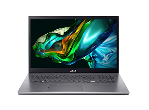 Acer Aspire 5 (A517-53-592Y) Laptop | 17,3" FHD Display | Intel Core i5-12450H | 16 GB RAM | 512 GB SSD | Intel UHD Grafik | Windows 11 | QWERTZ Tastatur | grau von Acer