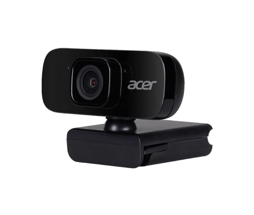 Acer FHD Webcam (2 Megapixel, 30 FPS, integriertes Mikro, kompatibel mit Win, Linux, Mac und Android) schwarz von acer