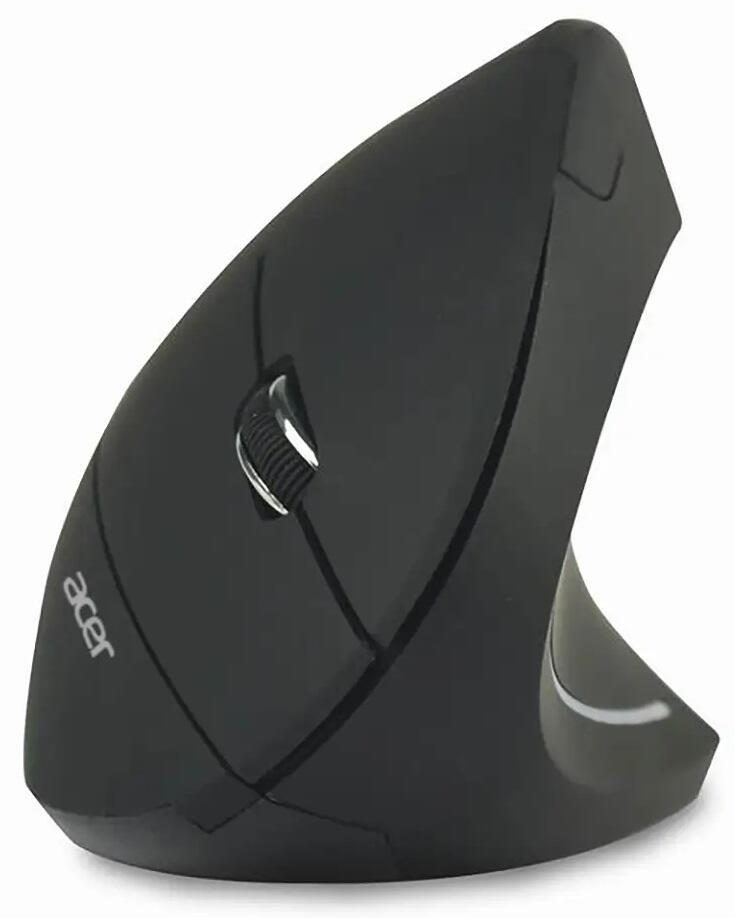 Acer vertikale ergonomische kabellose Maus 1600 dpi, 2.4 GHz, Schwarz von Acer