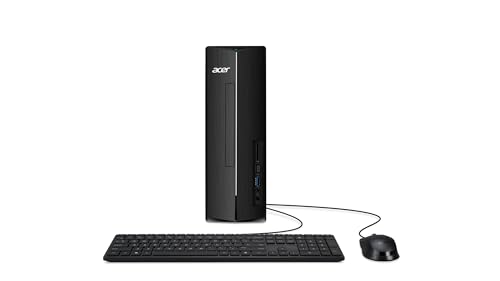 Aspire XC-1785 Desktop PC Windows 11 Home - Intel Core i3-14100 - 3,50 GHz (Bis zu 4,70 GHz), 16 GB DDR5 RAM, 512 GB M.2 PCIe (SSD), Onboard Grafik von Acer