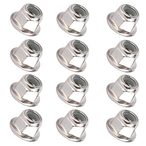 12pcs Nonslip -Reifen 4mm -Schlossmutter für Axial - SCX10 1/10 RC Modellauto aus Hochwertigem Lock Nutynon Nutnon Nutrc Car Lock Nutrc Car Non? Slip Nutrc Wheel (SILVER) von Acouto