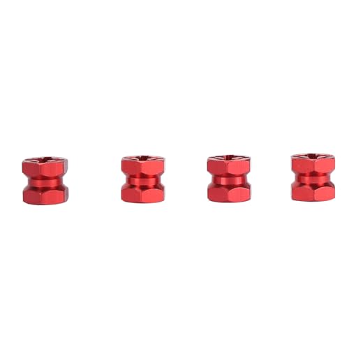 4 Stück RC-Sechskantnabe 12-mm- Sechskantnabenverlängerung Sechskantantrieb A für AXIAL für HSP für Redcat für HPI 1/10 RC-Auto Schwarz Leicht für Bessere Leistung, das Ist von Acouto