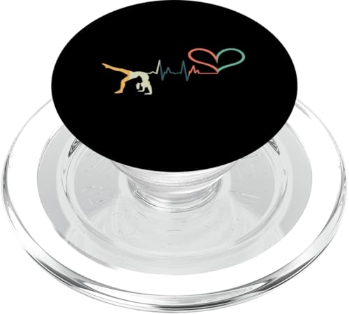 Heartbeat EKG Pulsakrobatik und Gymnastik PopSockets PopGrip für MagSafe von Acrobatics And Gymnastics Clothing