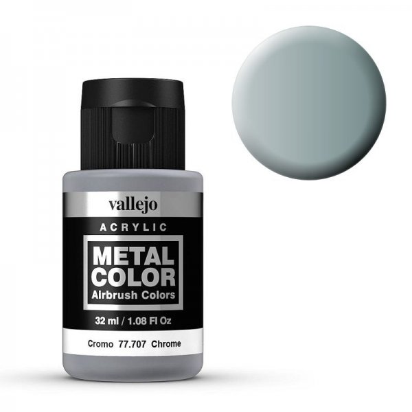 Metal Color 707 - Chrom, 32 ml von Acrylicos Vallejo