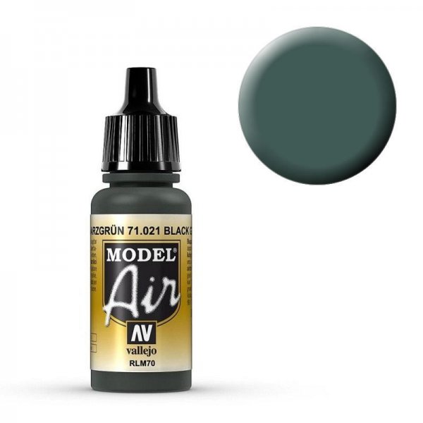 Model Air - Schwarzgrün (Black Green) - 17 ml von Acrylicos Vallejo