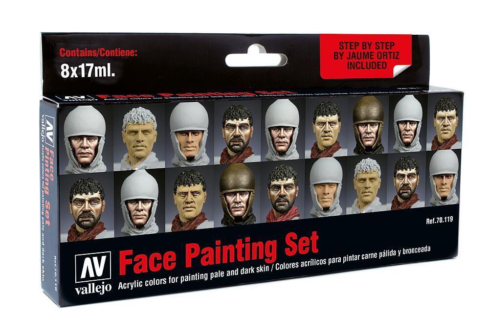 Model Colors Set Face Painting (8) von Acrylicos Vallejo