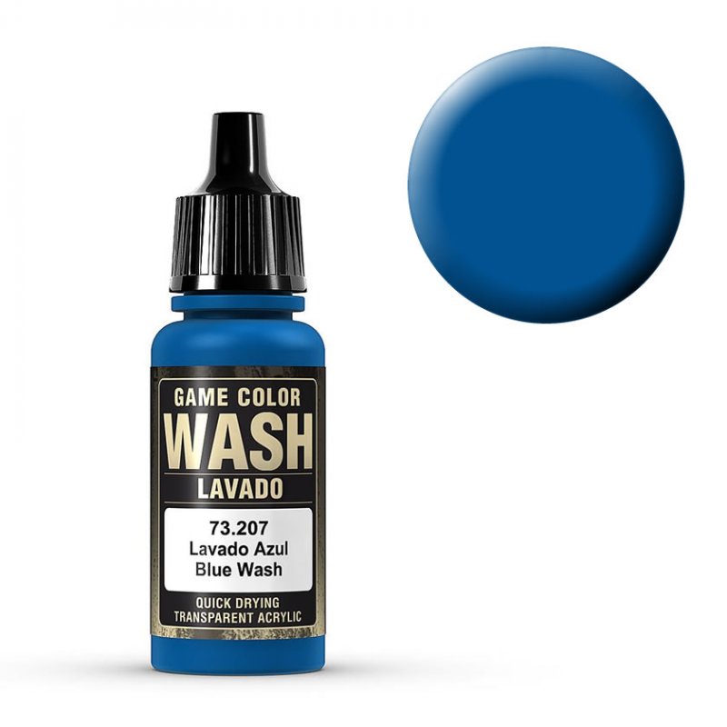 Wash-Color, Blue Wash - 17 ml von Acrylicos Vallejo