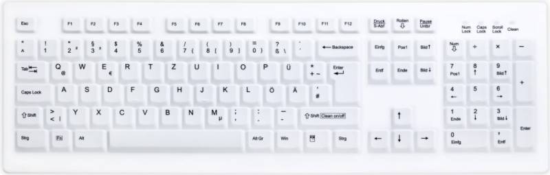 Active Key - Tastatur-Wechselmembran - wei� - f�r Active Key AK-C8100 Sanitizable (AK-C8100-W/GE) von Active Key
