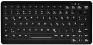 CHERRY AKTIVE KEY Hygiene Mini Notebook Style Keyboard Seale - US - schwarz (AK-C4110F-U1-B/US) von Active Key