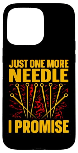 Hülle für iPhone 15 Pro Max Akupunktur Humor Just One More Needle Design von Acupuncture Needles Expert Acupuncturist Graphic