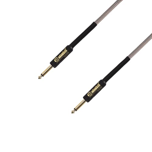 Adam Hall Cables 4 Star Instrumentenkabel Nylonmantel Klinke TS, braun, 6 m von Adam Hall