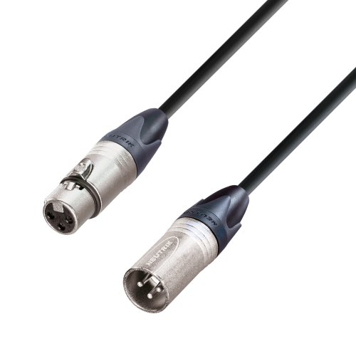 Adam Hall Cables 5 STAR DMF 0500 - AES/EBU Kabel Neutrik 110 Ohms Digital Audio XLR male auf XLR female 5 m von Adam Hall