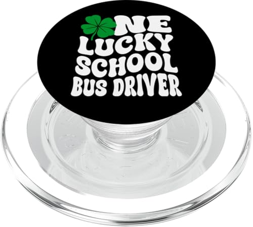 Ein glücklicher Schulbusfahrer St. Patrick's Day PopSockets PopGrip für MagSafe von Addictive Designs St. Patrick's Day Merch