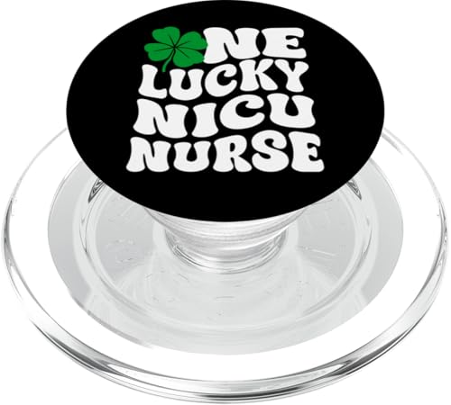 Eine glückliche NICU-Krankenschwester, Neugeborenenkrankenschwester, St. Patrick's Day PopSockets PopGrip für MagSafe von Addictive Designs St. Patrick's Day Merch