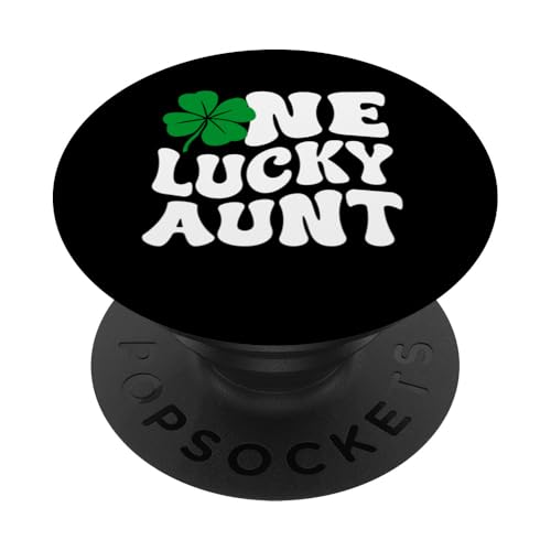 Eine glückliche Tante Tante Tante Tante St. Patrick's Day PopSockets Klebender PopGrip von Addictive Designs St. Patrick's Day Merch