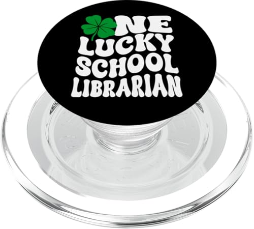 One Lucky School Bibliothekar, Bibliothek, St. Patrick's Day PopSockets PopGrip für MagSafe von Addictive Designs St. Patrick's Day Merch