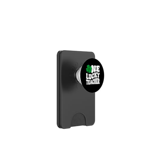 One Lucky Teacher Educator St. Patrick's Day PopSockets PopWallet für MagSafe von Addictive Designs St. Patrick's Day Merch