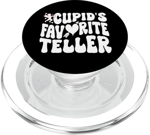 Cupid's Favorite Teller, Banker Valentinstag PopSockets PopGrip für MagSafe von Addictive Designs Valentines Day Merch