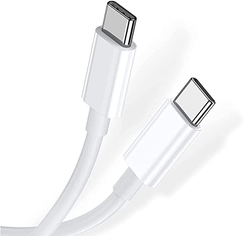 Adhiper USB-C auf USB-C Kabel 60W 20V/3A Schnellladekabel USB C auf USB C Kompatibel mit Huawei MateBook X, Huawei MateBook E, MateBook 13/14, Huawei Mate X2, Mate40E, etc. (50cm/Weiß) von Adhiper