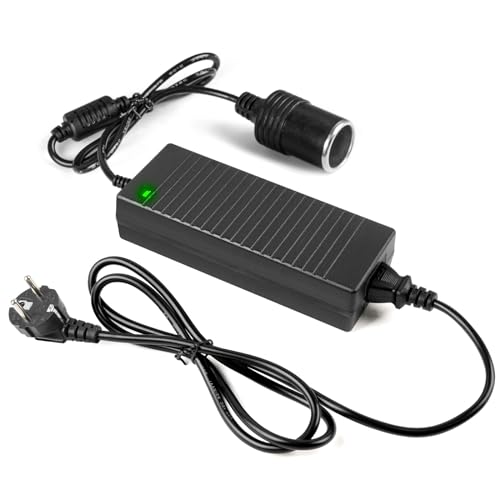 Adiwo KFZ Netzadapter, 15A 180W Spannungswandler AC auf DC 240V auf 12V Spannungsregler Netzteil Adapter für Staubsauger Zigarettenanzünder Autoventilator Luftbefeuchter andere elektronische Geräte von Adiwo